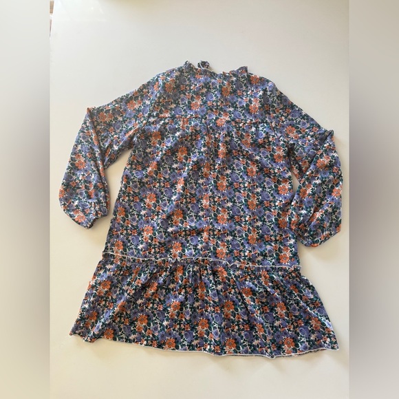 Amazon-Women’s Long Sleeve-Floral-Dress-Boho-Casual-Tunic-Ruffle-Swing-Mini-M - Picture 2 of 9